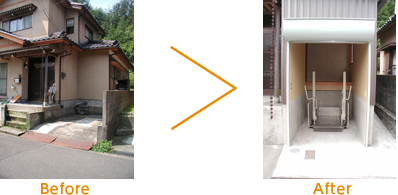 昇降機で外出が気軽に